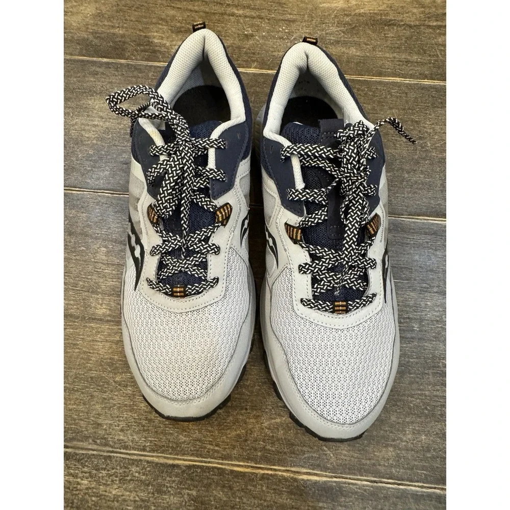 Saucony Excursion TR16 Mens Size 11.5 W Running Shoes Sneaker Gray Blue Tried On